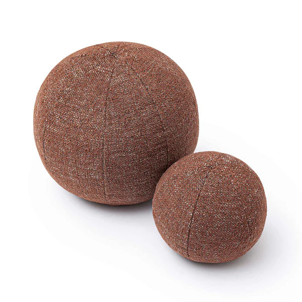 Boba Red Sedona Basketweave Textures 14" Pillow | BeBoldFurniture