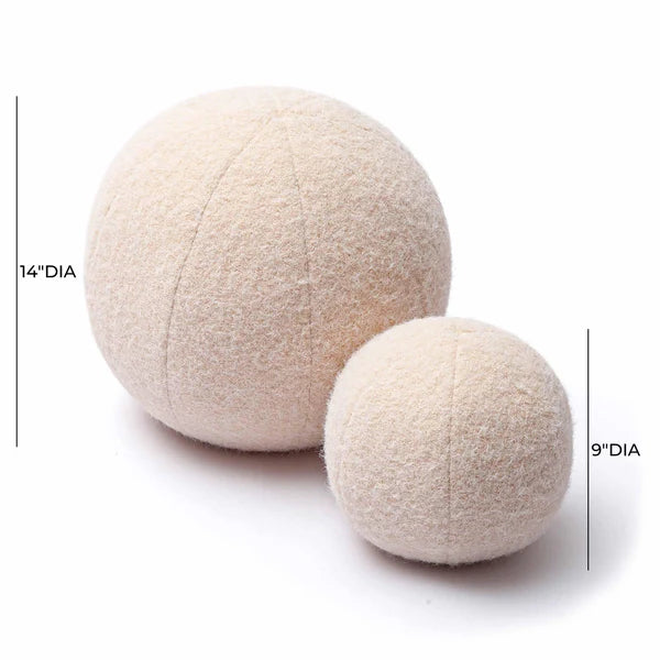 Boba Rose-Tan Long Mohair 14" Pillow | BeBoldFurniture