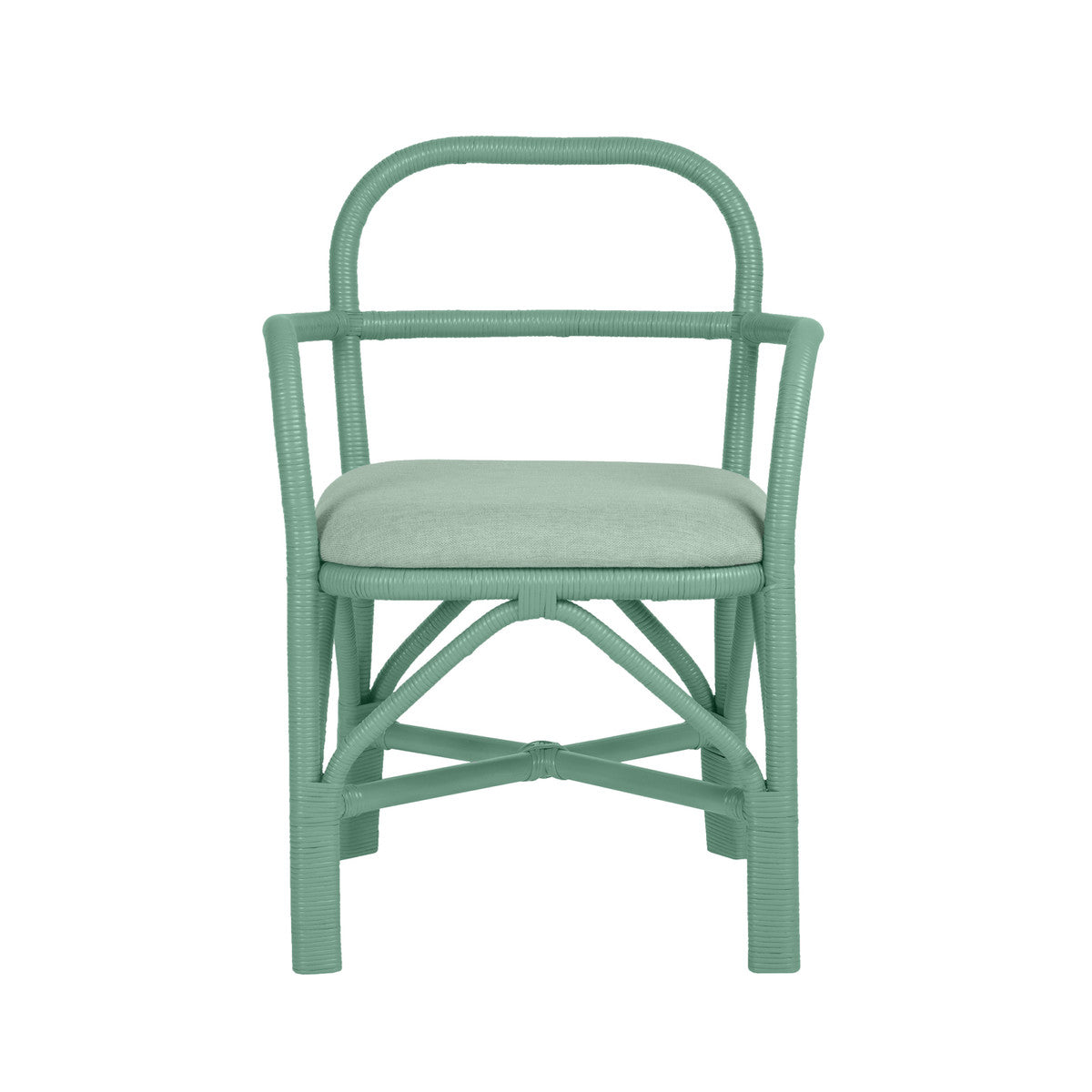 Ginny Green Rattan Dining Chair | BeBoldFurniture