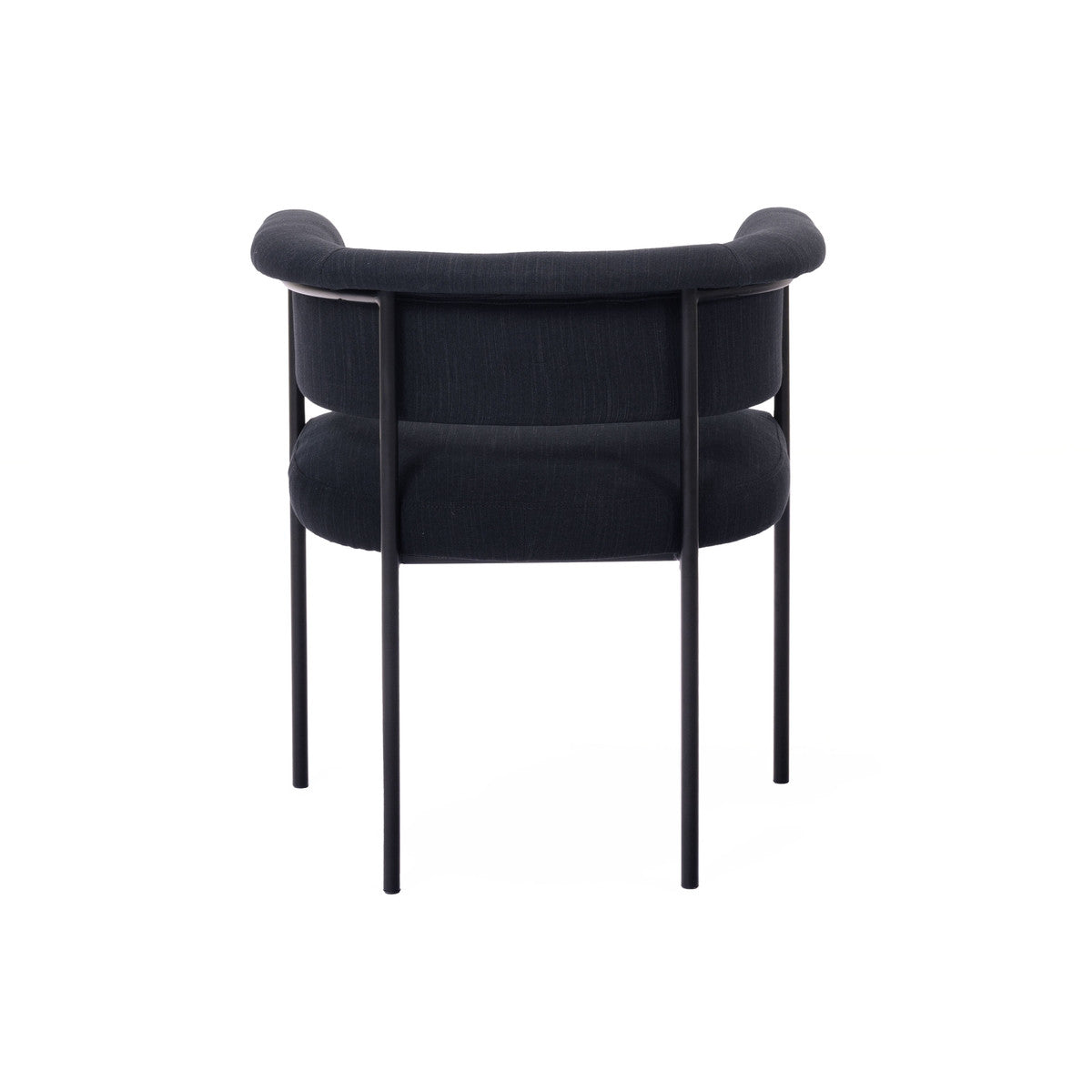 Taylor Black Performance Linen Dining Chair | BeBoldFurniture