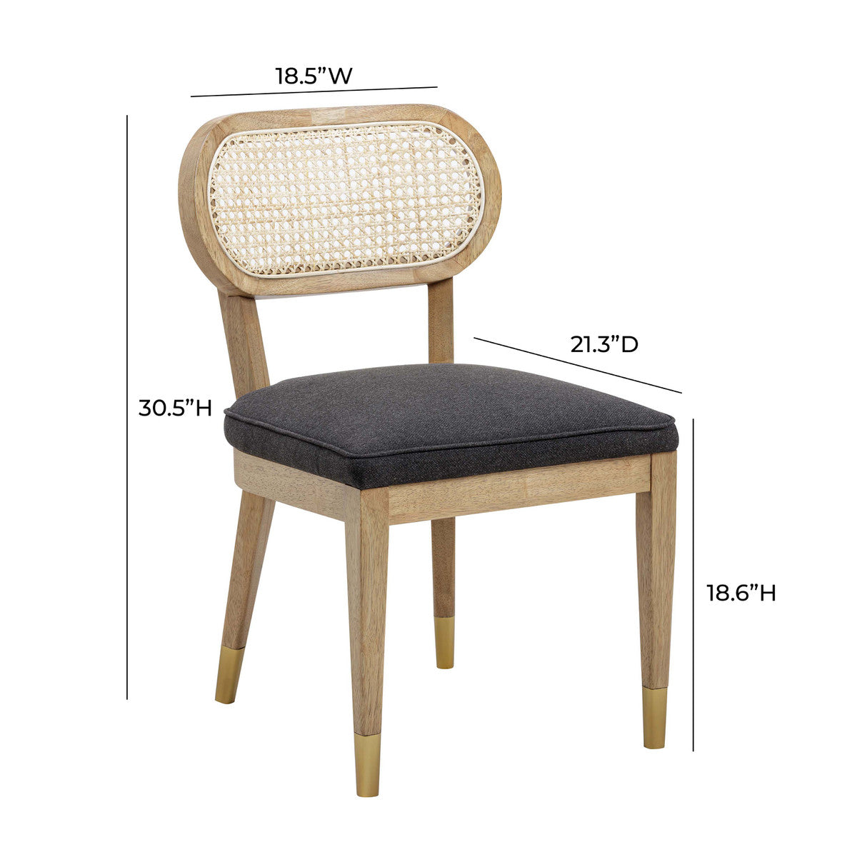 Cosette Black Dining Chair | BeBoldFurniture