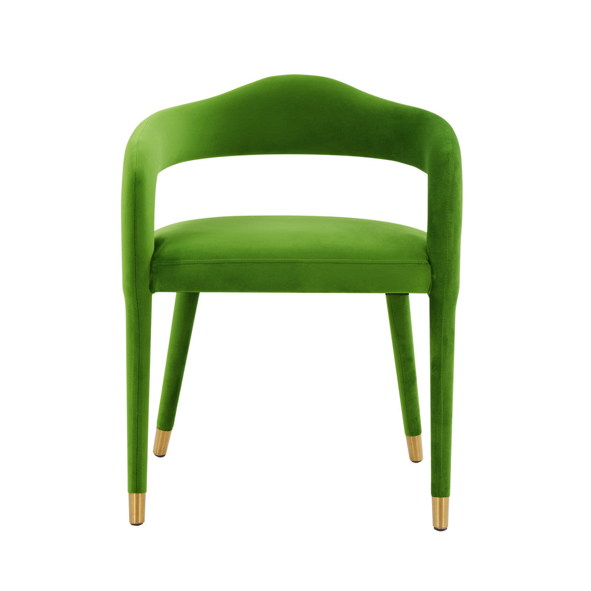 Lucia Green Velvet Dining Chair | BeBoldFurniture