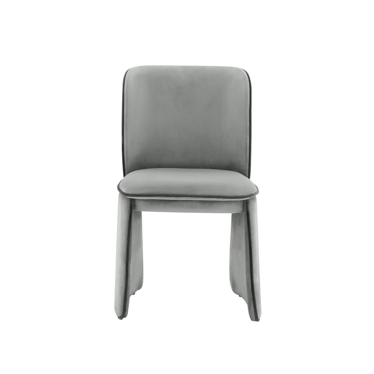 Kinsley Grey Velvet Dining Chair | BeBoldFurniture