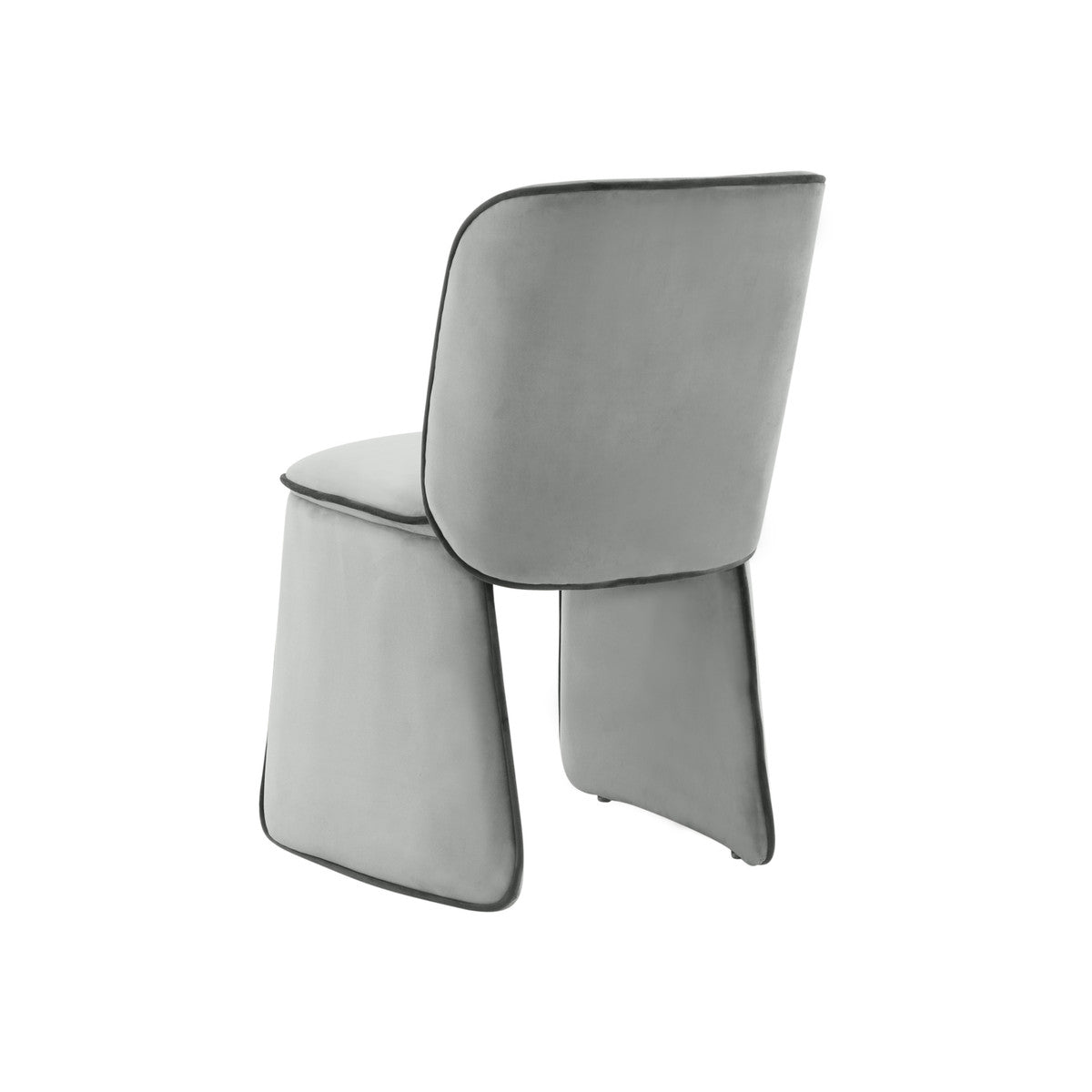Kinsley Grey Velvet Dining Chair | BeBoldFurniture