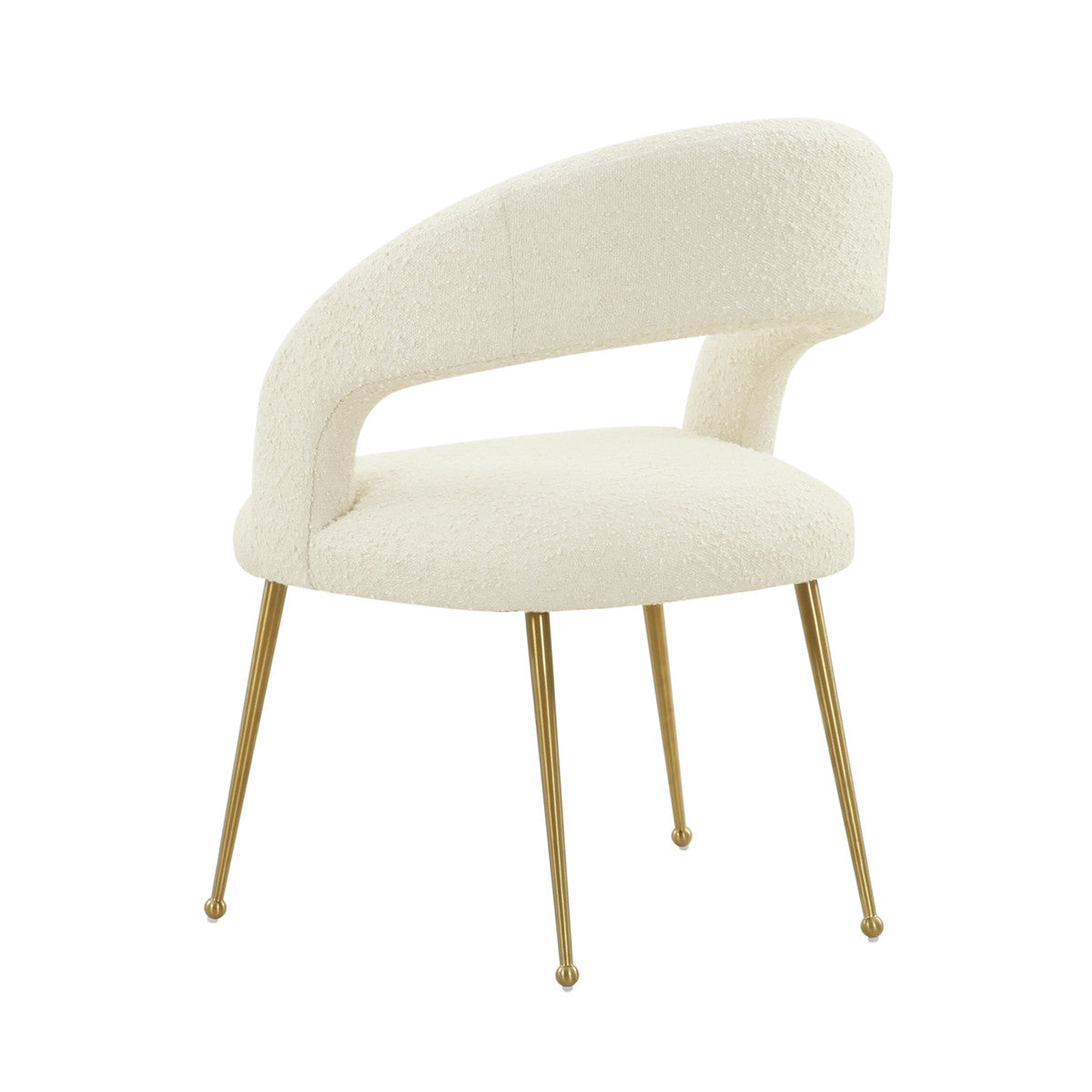 Rocco Cream Boucle Dining Chair | BeBoldFurniture