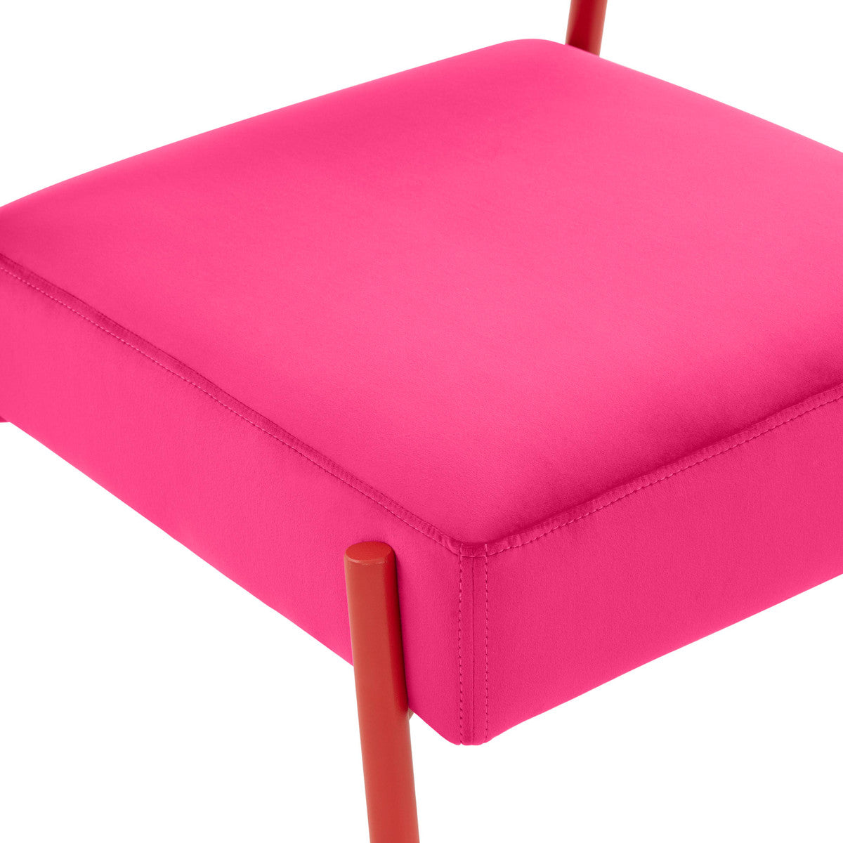 Jolene Pink Velvet Dining Chair - Set of 2 | BeBoldFurniture
