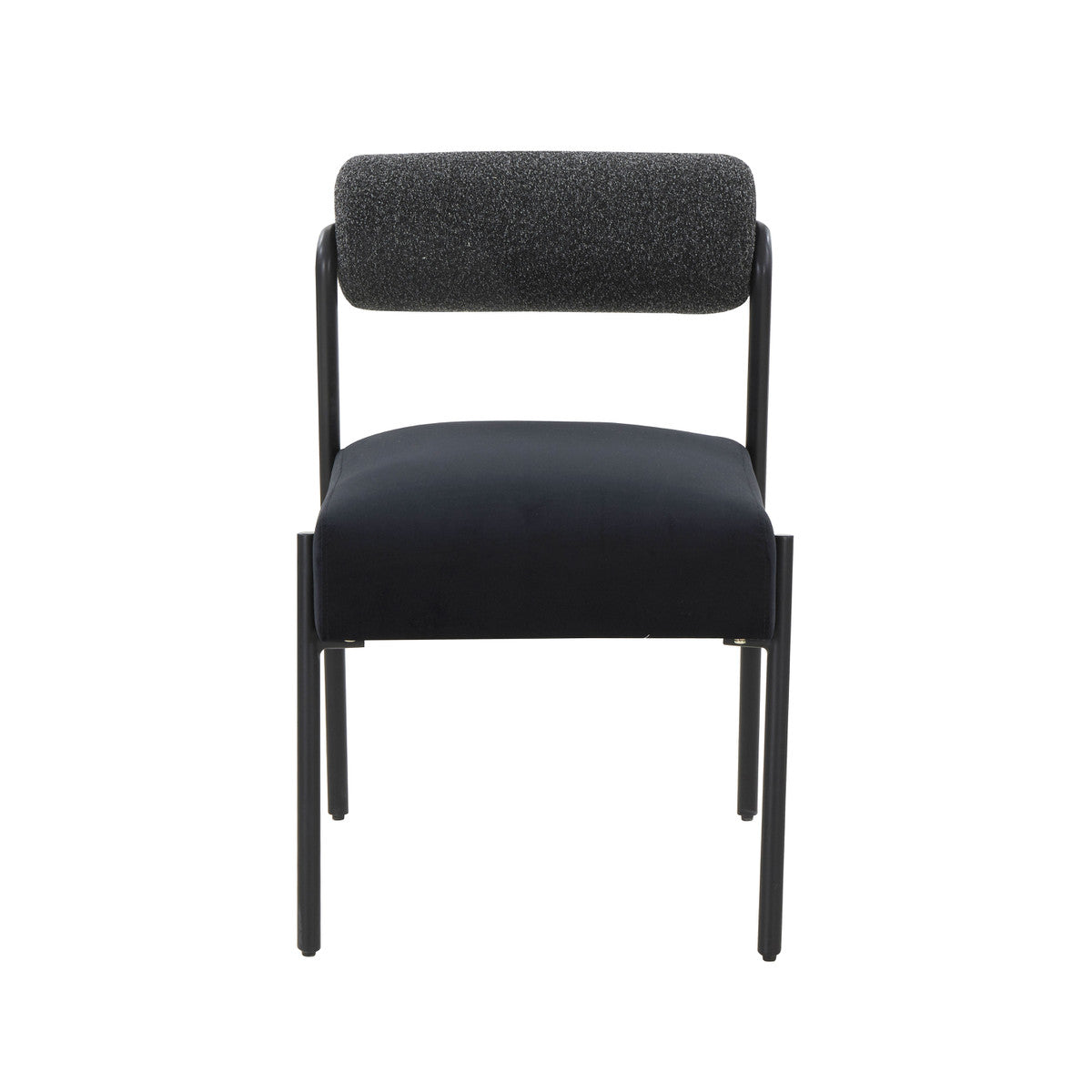 Jolene Black Velvet Dining Chair - Set of 2 | BeBoldFurniture