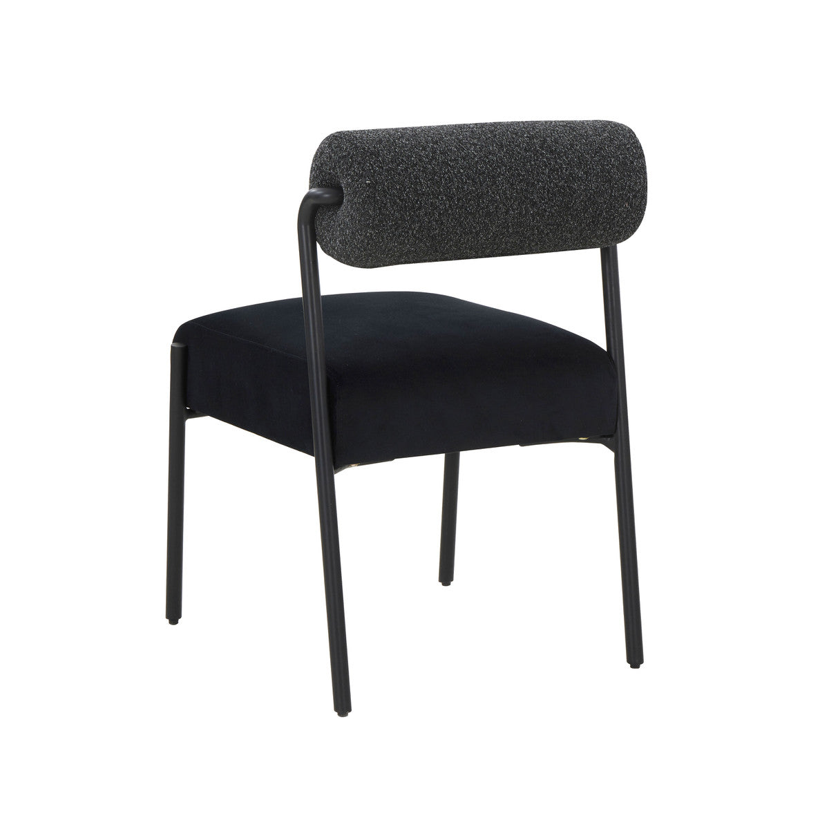 Jolene Black Velvet Dining Chair - Set of 2 | BeBoldFurniture