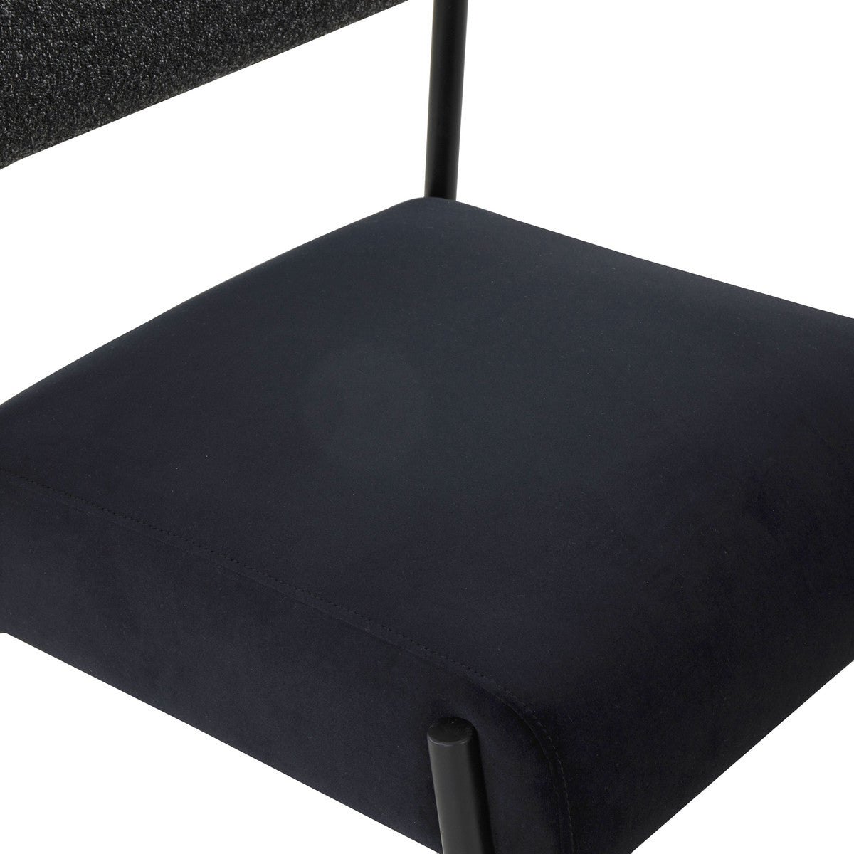 Jolene Black Velvet Dining Chair - Set of 2 | BeBoldFurniture