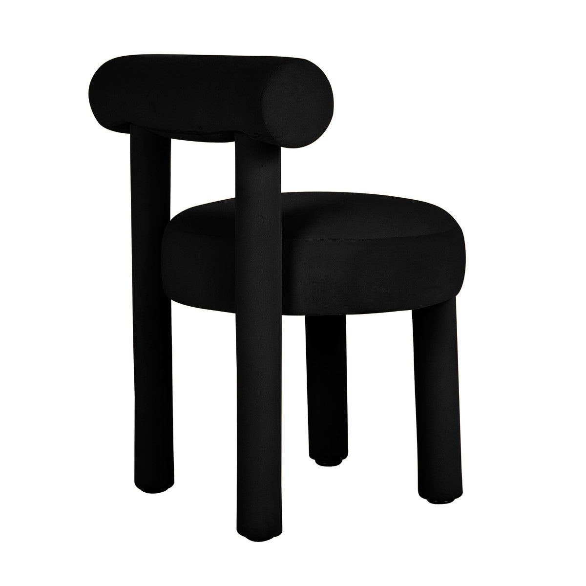 Carmel Black Velvet Dining Chair | BeBoldFurniture