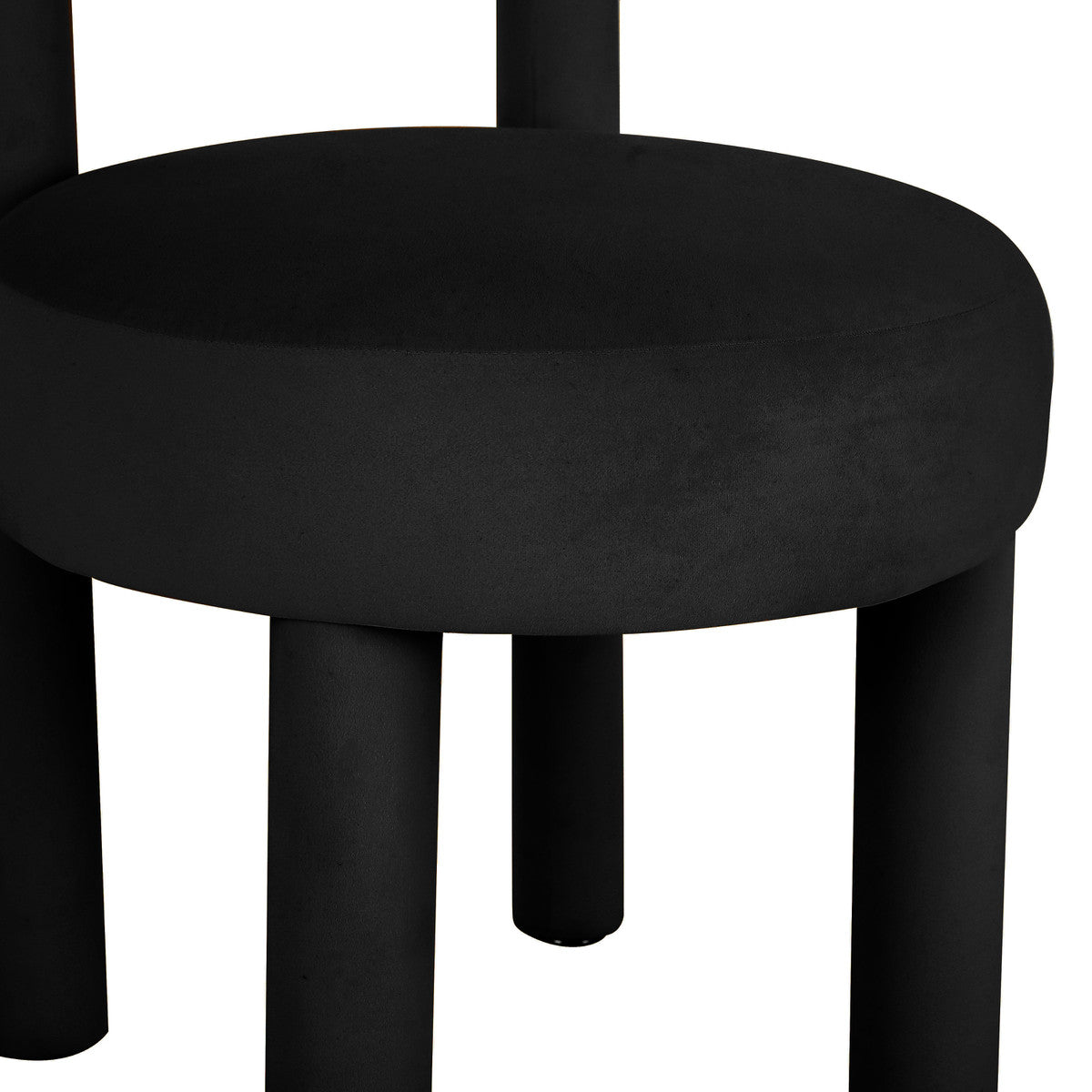 Carmel Black Velvet Dining Chair | BeBoldFurniture