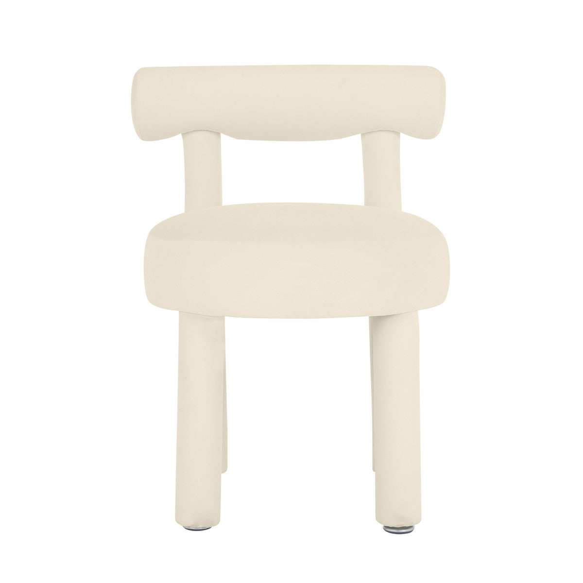 Carmel Cream Velvet Dining Chair | BeBoldFurniture