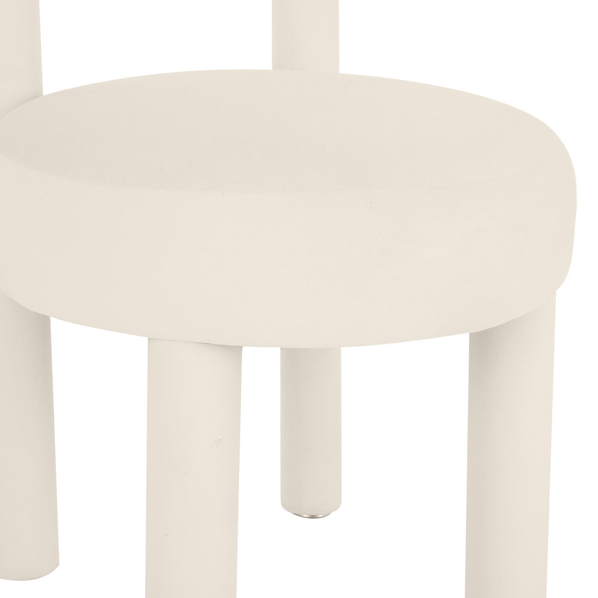 Carmel Cream Velvet Dining Chair | BeBoldFurniture