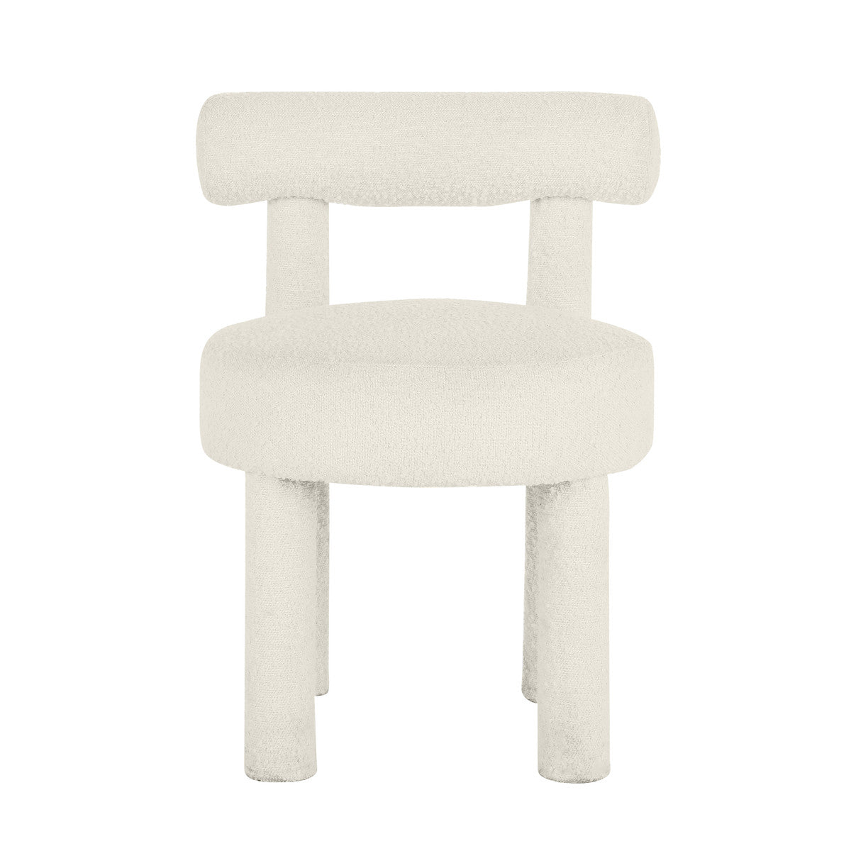 Carmel Cream Boucle Dining Chair | BeBoldFurniture