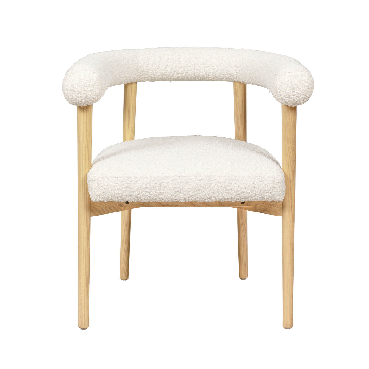 Spara Cream Boucle Dining Chair | BeBoldFurniture