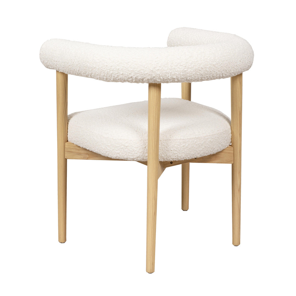 Spara Cream Boucle Dining Chair | BeBoldFurniture