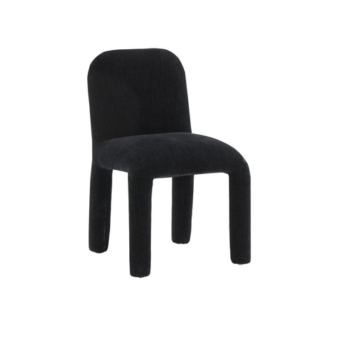 Georgia Black Chenille Dining Chair | BeBoldFurniture