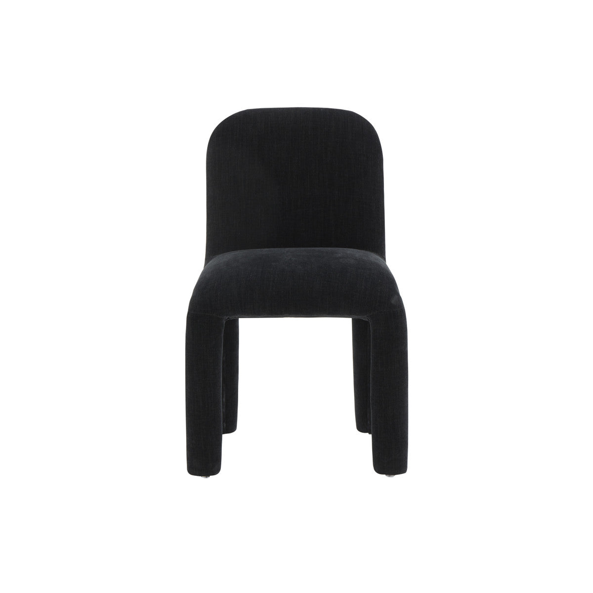 Georgia Black Chenille Dining Chair | BeBoldFurniture