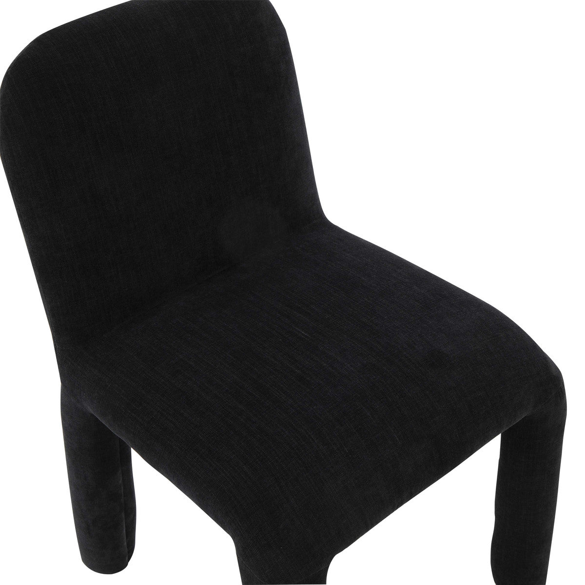 Georgia Black Chenille Dining Chair | BeBoldFurniture
