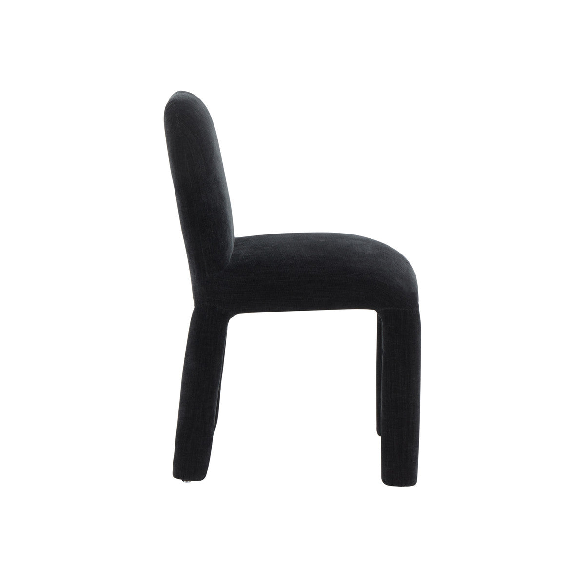 Georgia Black Chenille Dining Chair | BeBoldFurniture