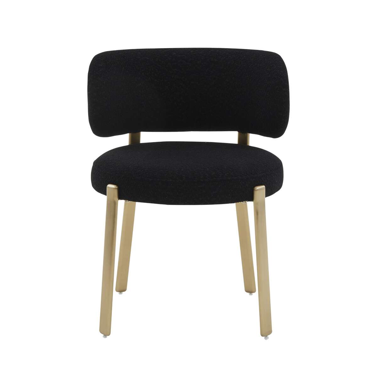 Margaret Black Boucle Dining Chair | BeBoldFurniture