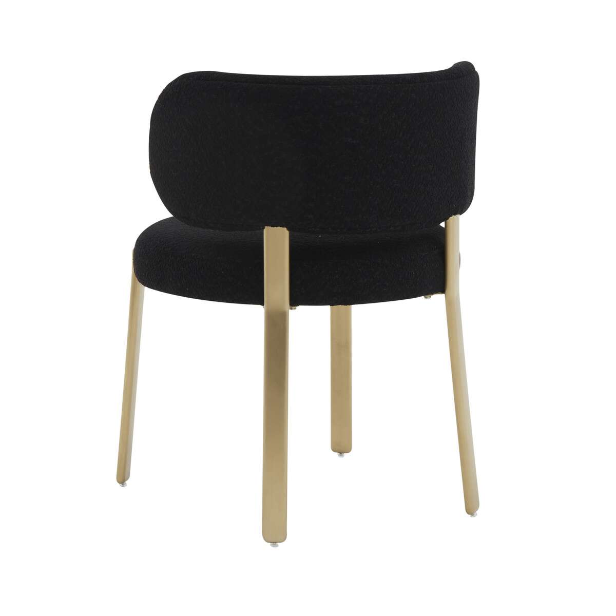 Margaret Black Boucle Dining Chair | BeBoldFurniture