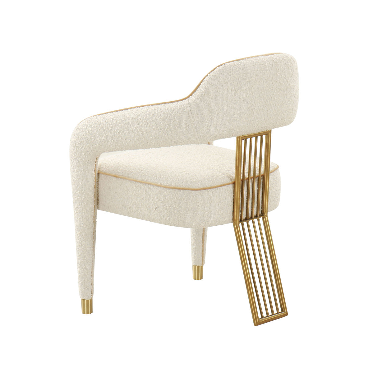 Corralis Cream Boucle Dining Chair | BeBoldFurniture