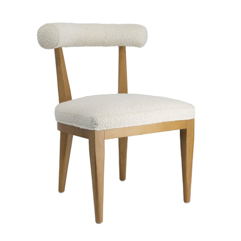 Palla Cream Boucle Dining Chair | BeBoldFurniture
