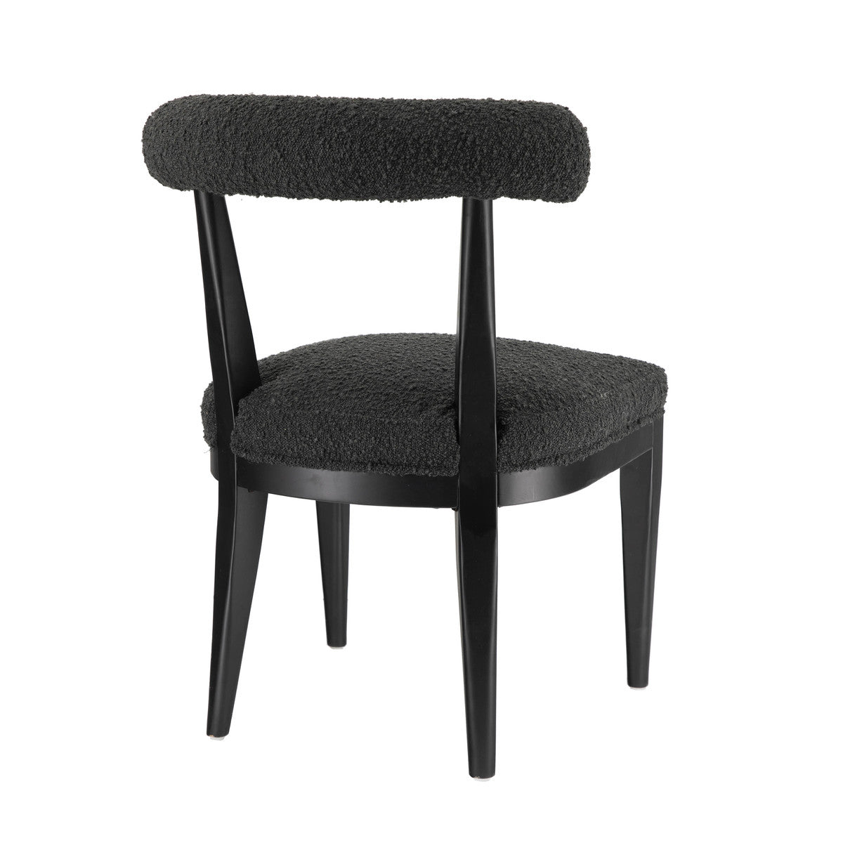 Palla Black Boucle Dining Chair | BeBoldFurniture