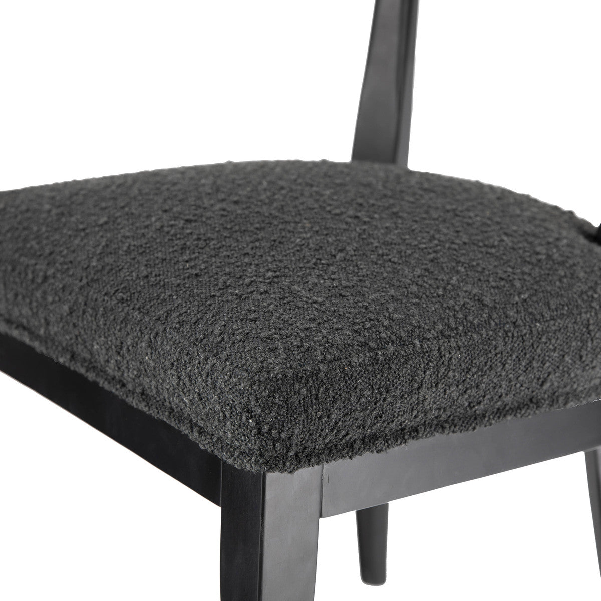 Palla Black Boucle Dining Chair | BeBoldFurniture