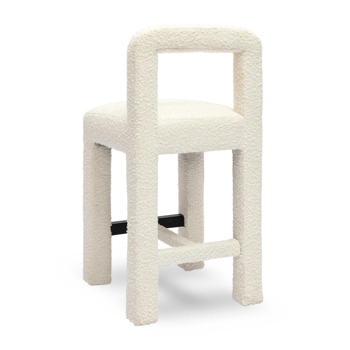 Hazel Cream Boucle Counter Stool | BeBoldFurniture