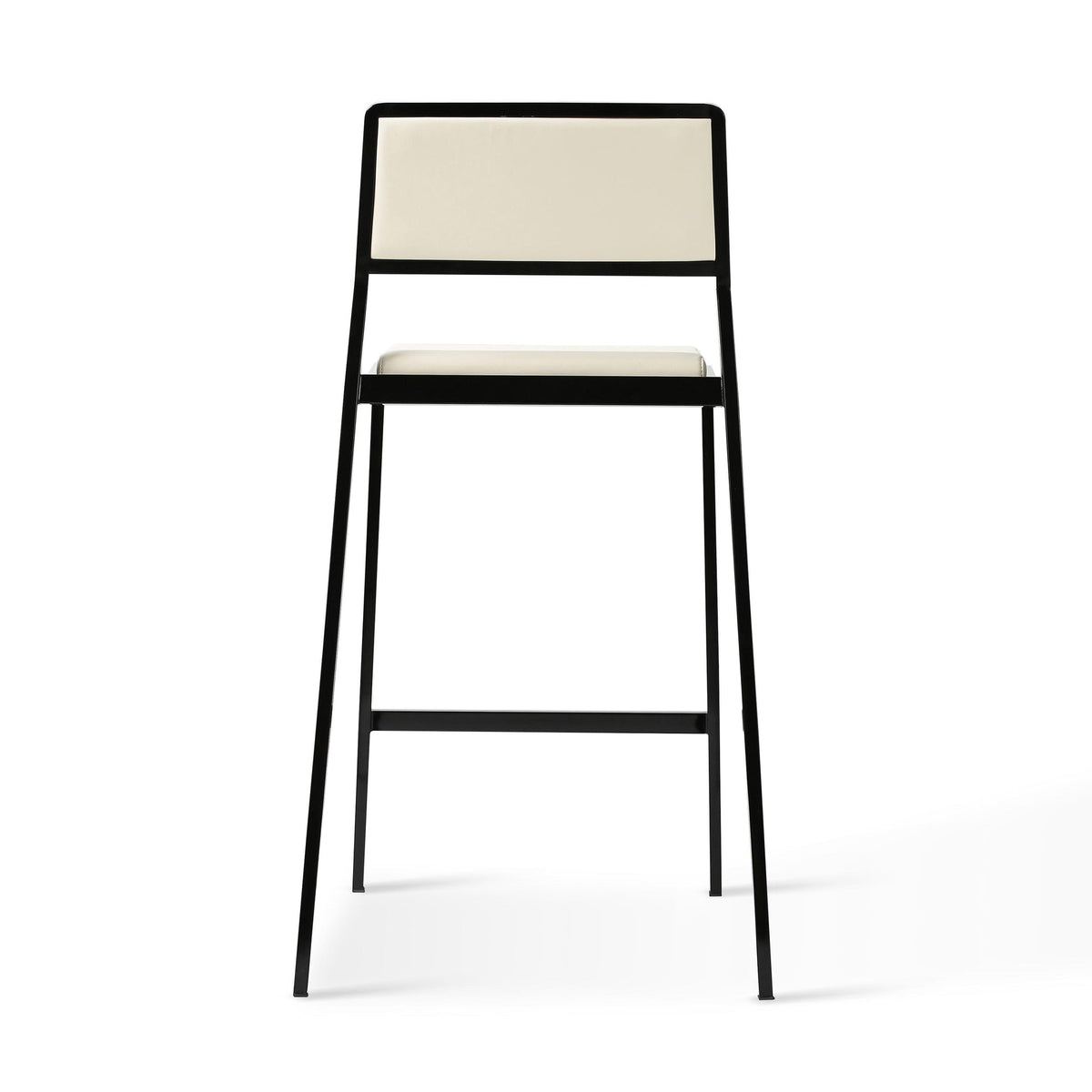 Gale Cream Performance Vegan Leather Stackable Stool - Set of 2
| BeBoldFurniture