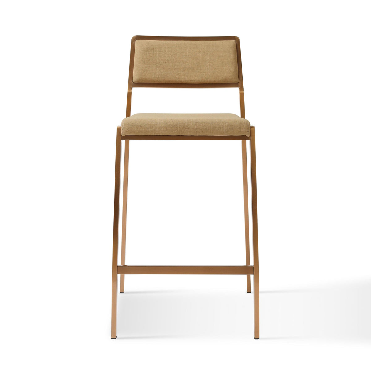 Gale Tan Basketweave Stackable Stool - Set of 2 | BeBoldFurniture