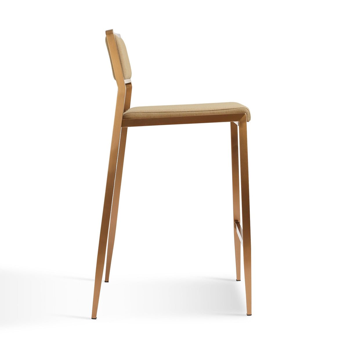 Gale Tan Basketweave Stackable Stool - Set of 2 | BeBoldFurniture