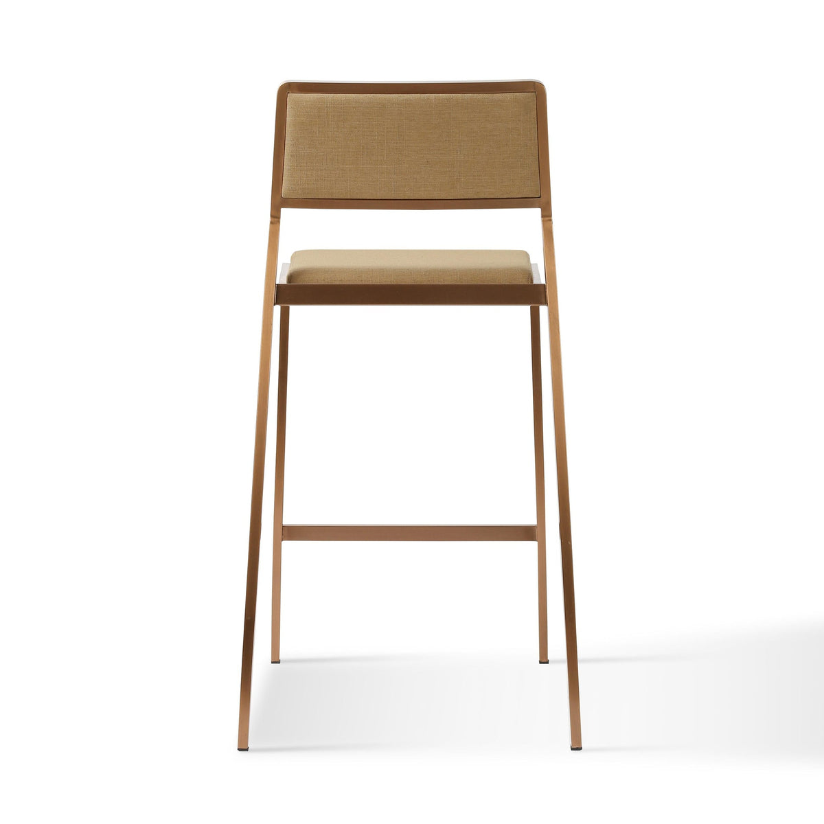 Gale Tan Basketweave Stackable Stool - Set of 2 | BeBoldFurniture