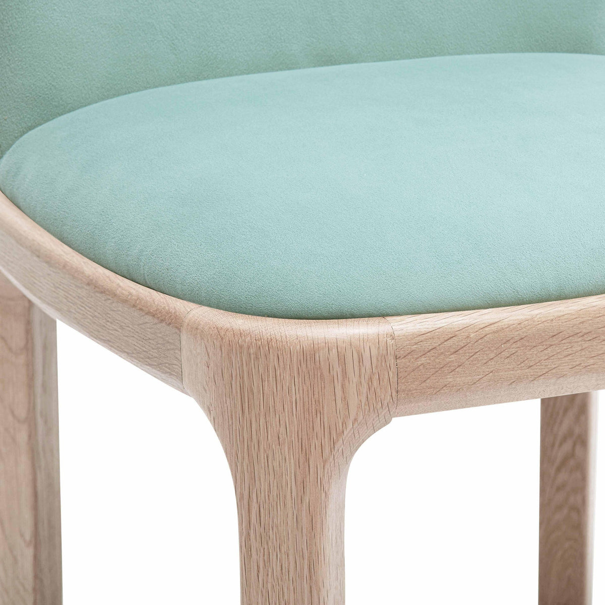 Rebecca Light Blue Performance Velvet Dining Chair | BeBoldFurniture
