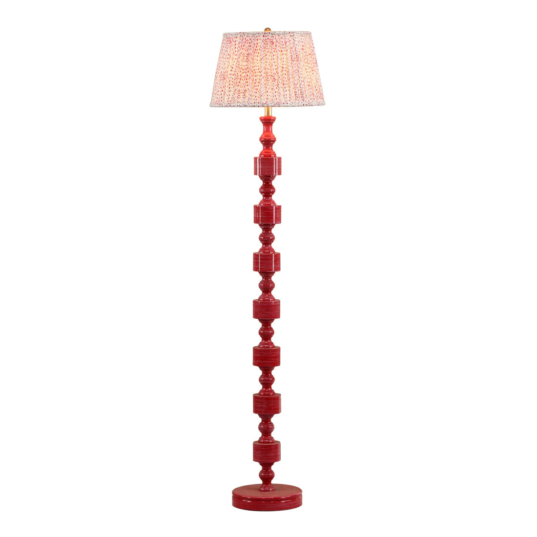 Peggy Pink Spotted Floor Lamp | BeBoldFurniture