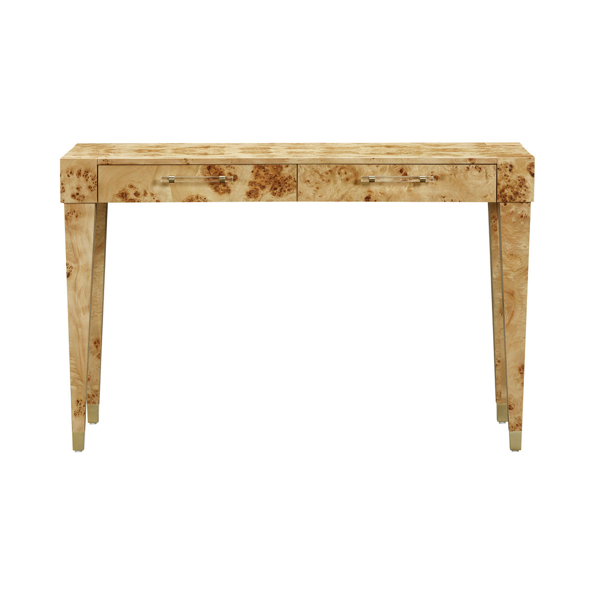 Brandyss Natural Burl Work Desk | BeBoldFurniture