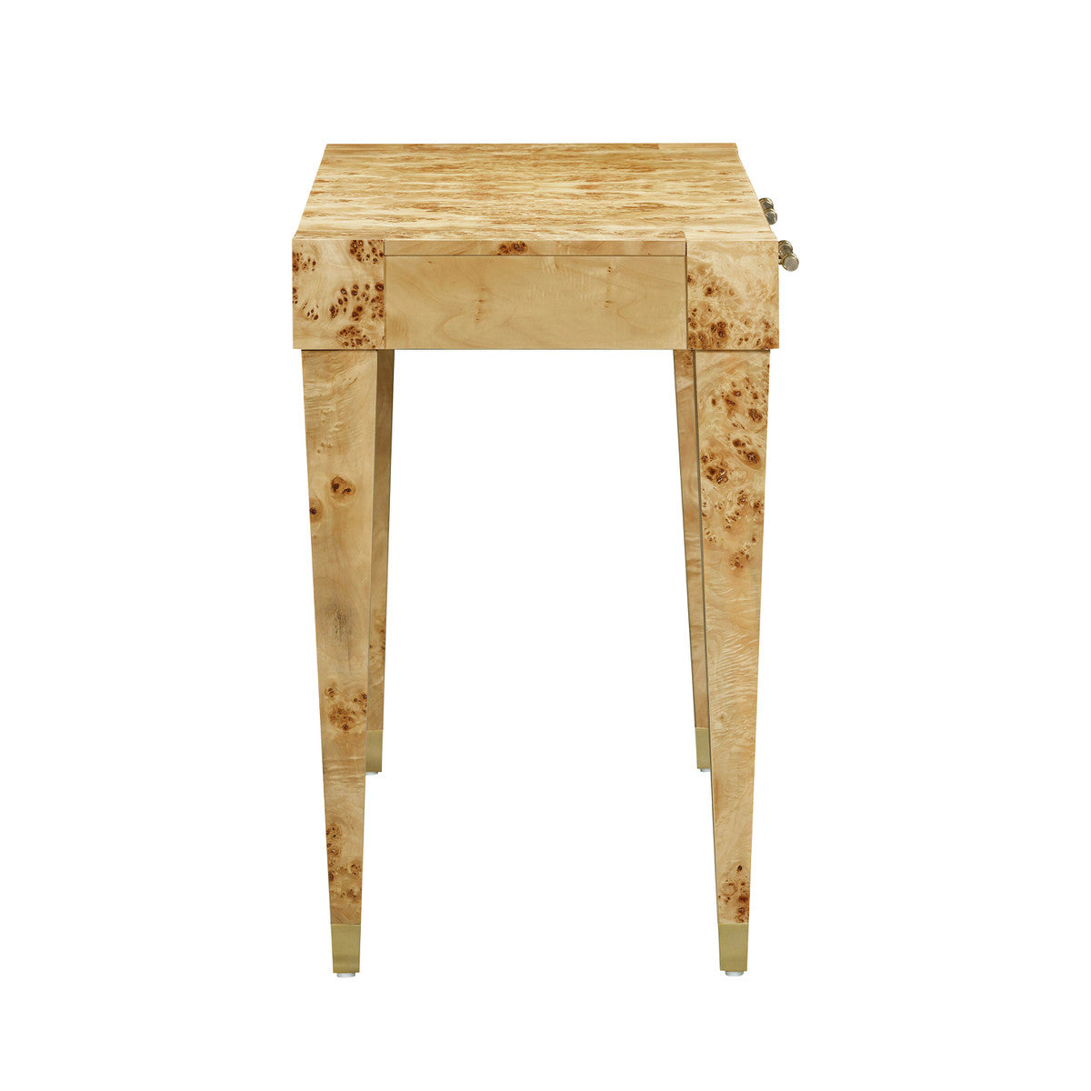 Brandyss Natural Burl Work Desk | BeBoldFurniture