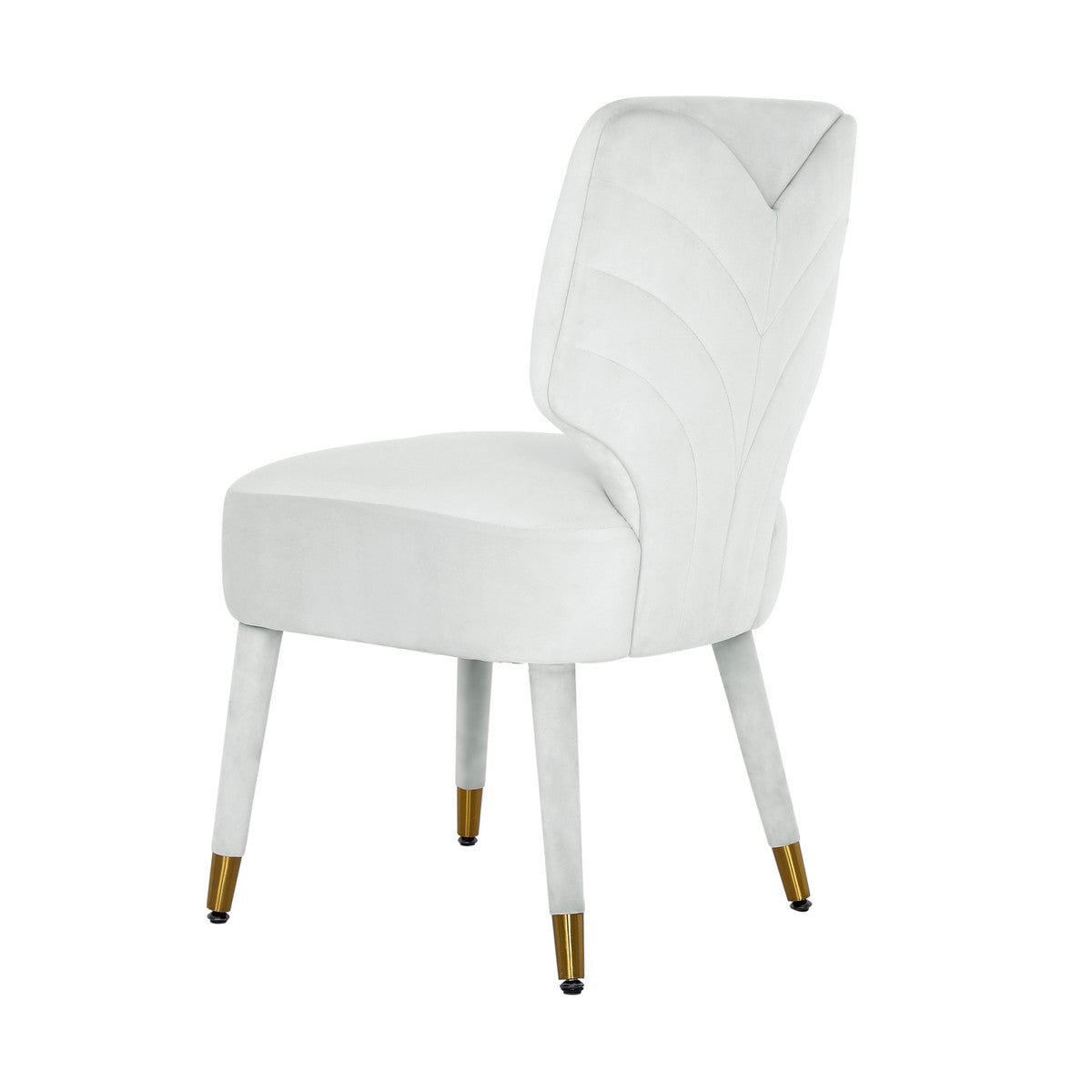 Athena Light Grey Velvet Dining Chair by Inspire Me! Home Décor | BeBoldFurniture