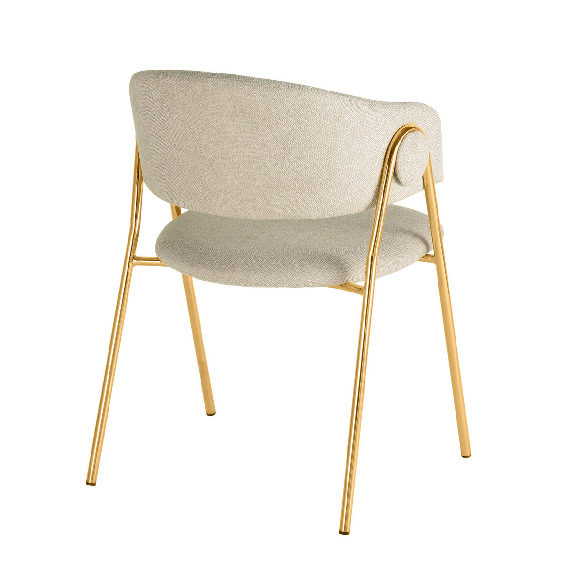 Lara Cream Dining Chair - Set of 2 | BeBoldFurniture