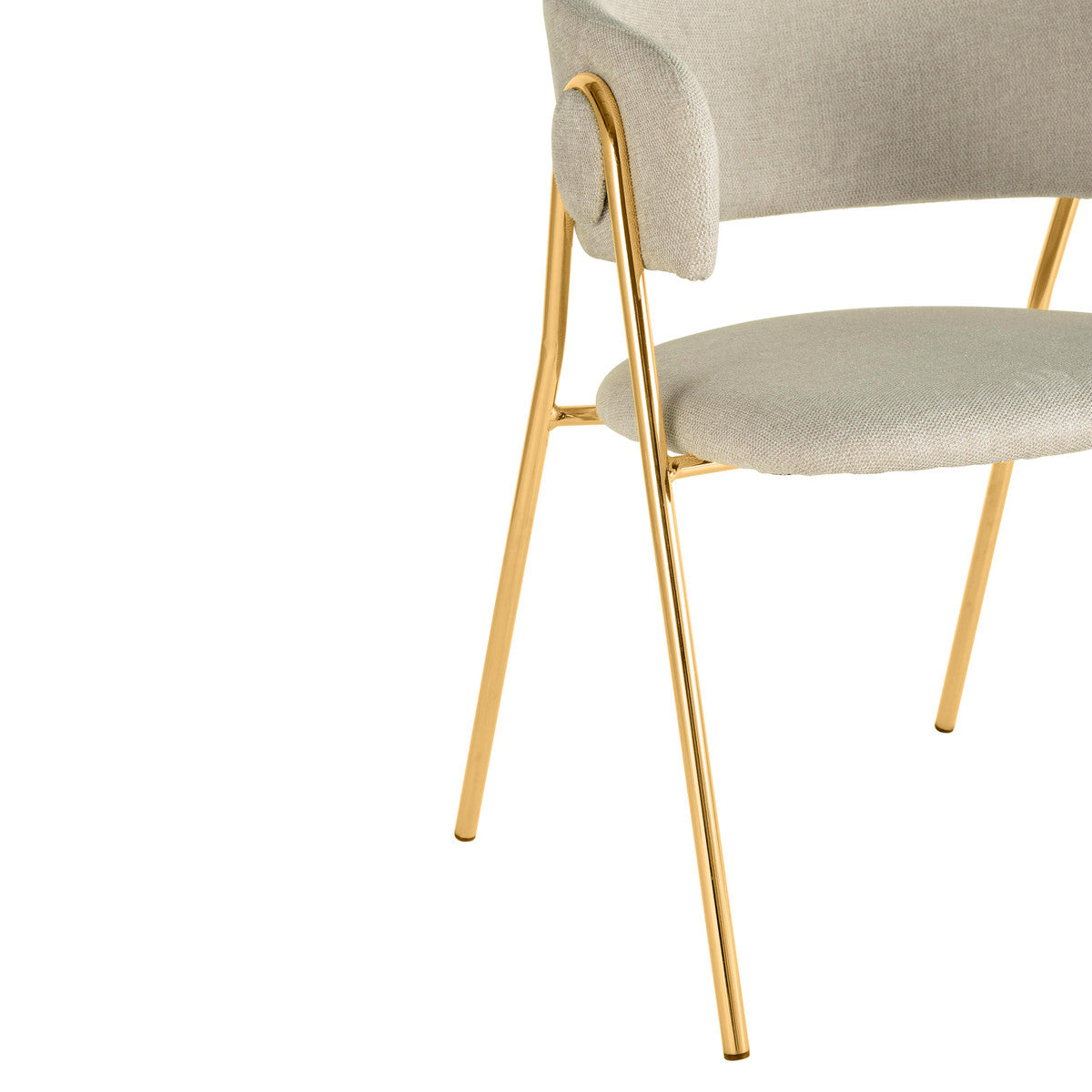 Lara Cream Dining Chair - Set of 2 | BeBoldFurniture