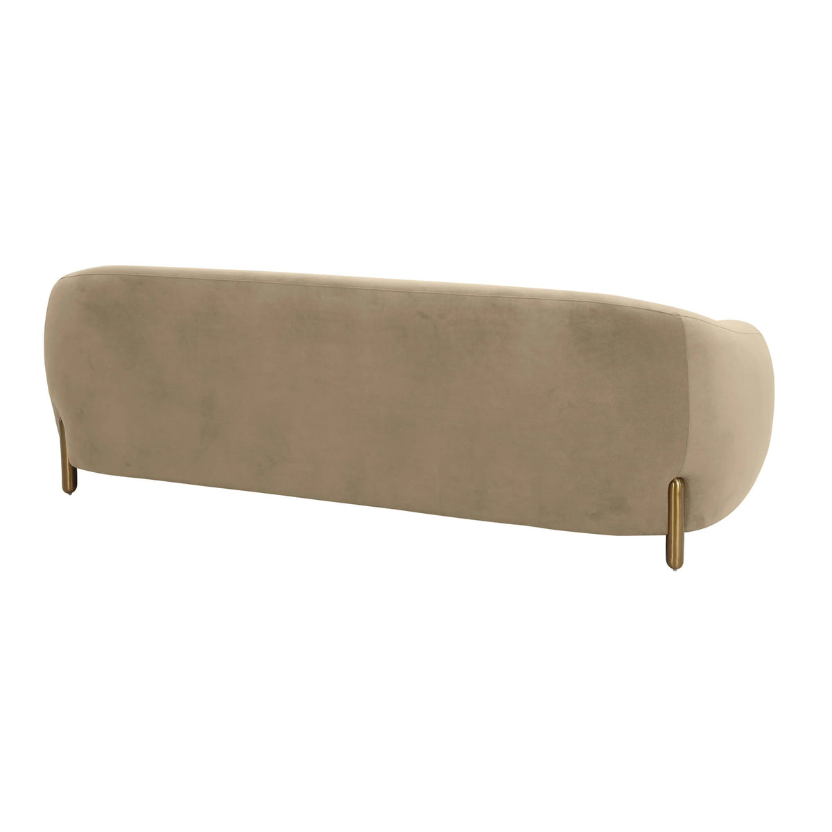 Lina Cafe Au Lait Brown Sofa by Inspire Me! Home Decor | BeBoldFurniture