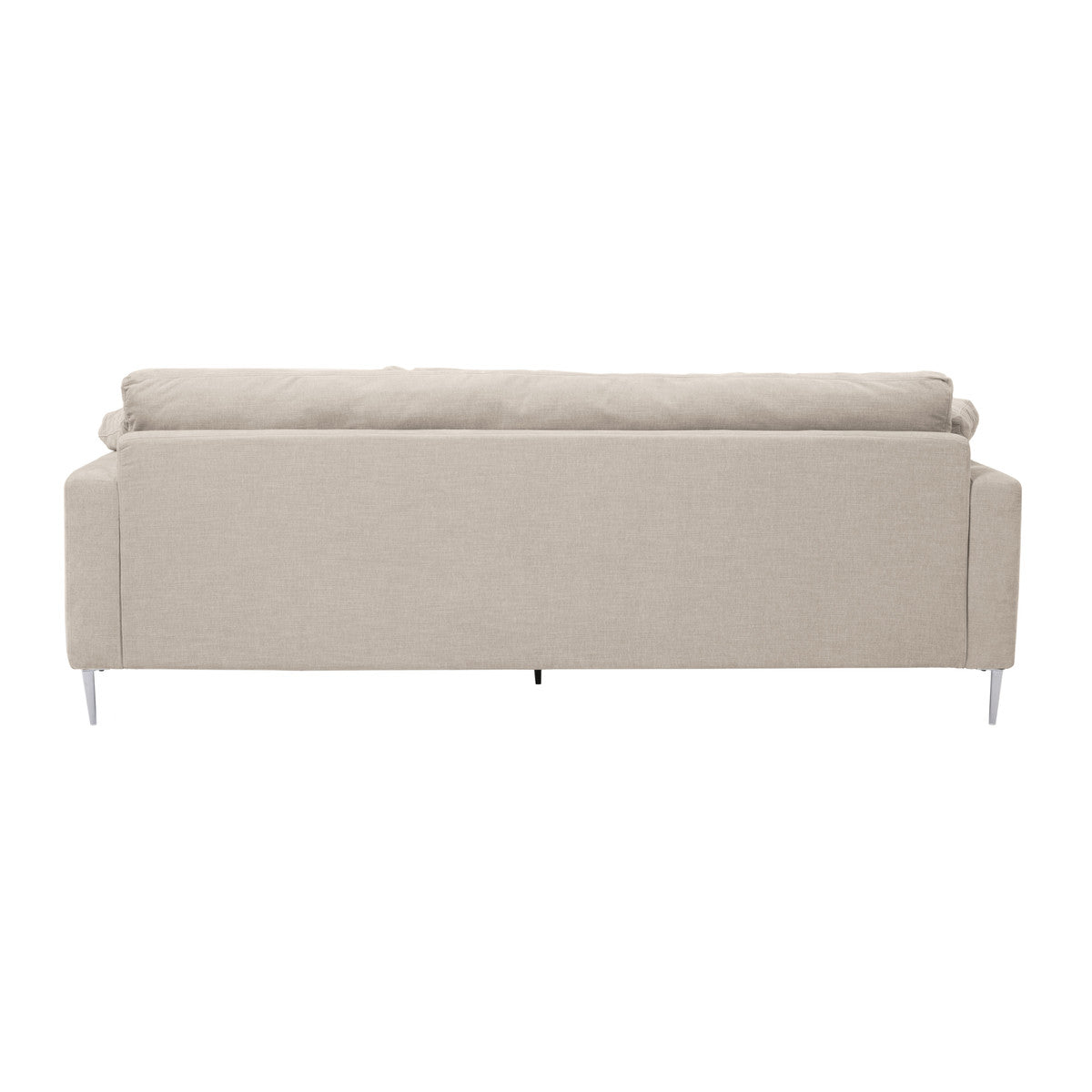 Vari Beige Textured Velvet Lounge Sofa | BeBoldFurniture