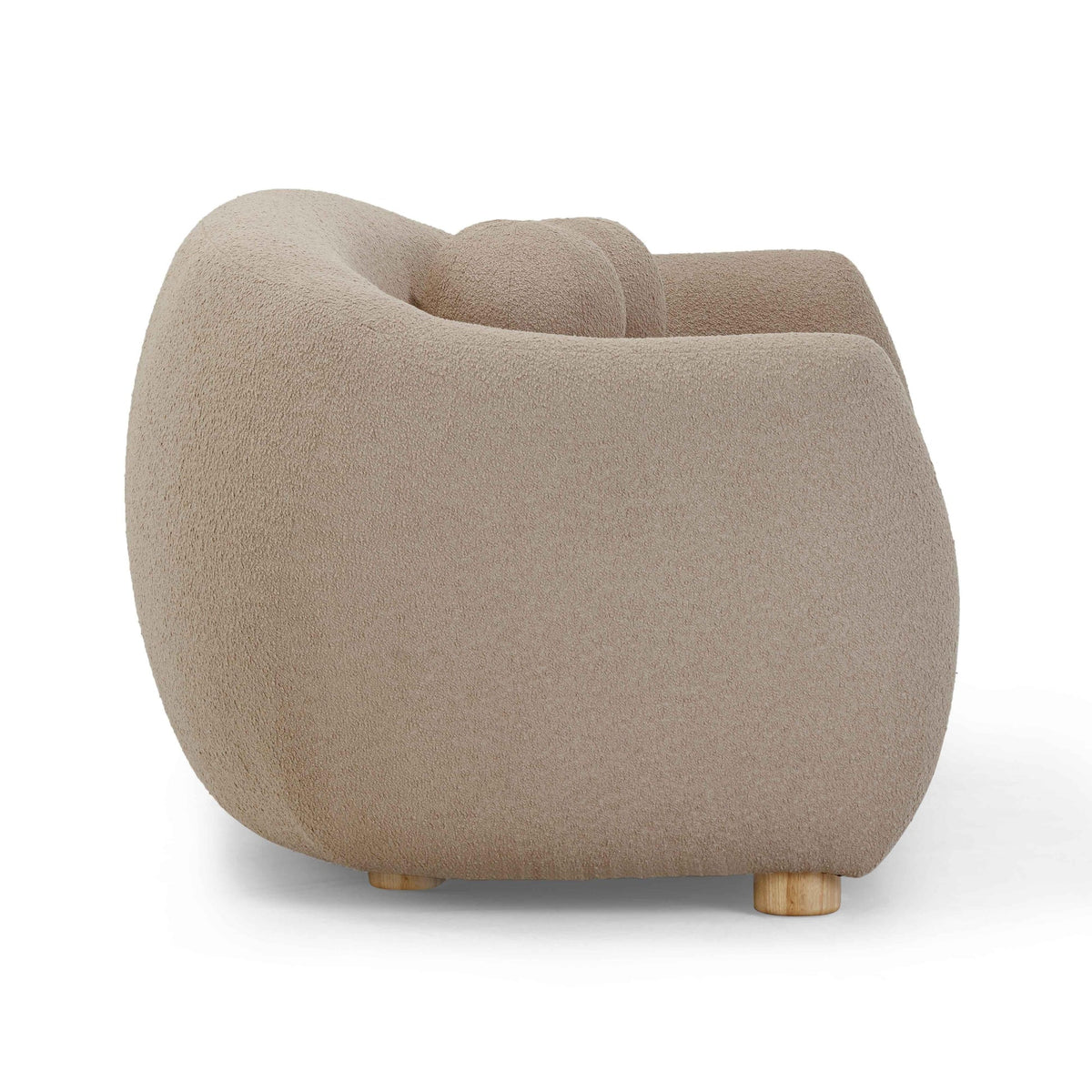 Judy Light Brown Boucle Sofa | BeBoldFurniture
