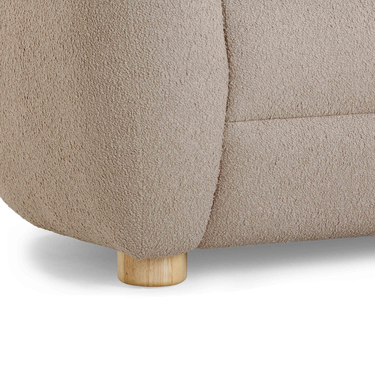 Judy Light Brown Boucle Sofa | BeBoldFurniture