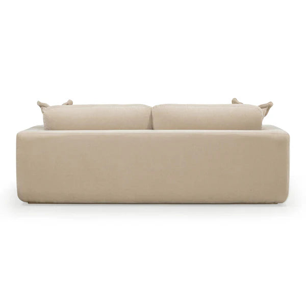 Miri Sand Upcycled Washed Velvet Sofa | BeBoldFurniture