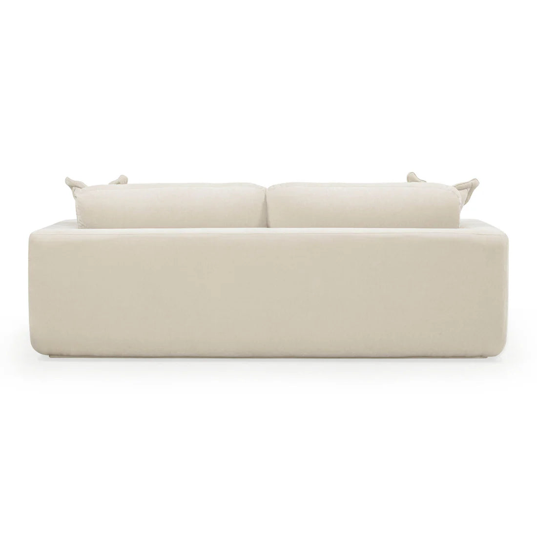 Miri Cream Upcycled Washed Velvet Sofa | BeBoldFurniture