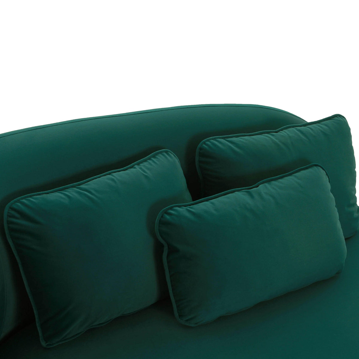 Galet Green Velvet Chaise | BeBoldFurniture