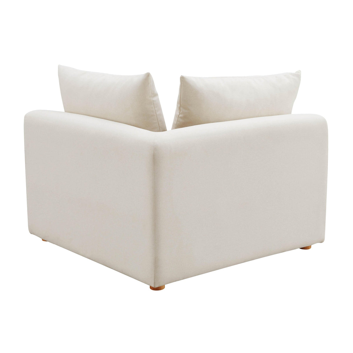 Hangover Cream Performance Linen Modular Corner Chair | BeBoldFurniture